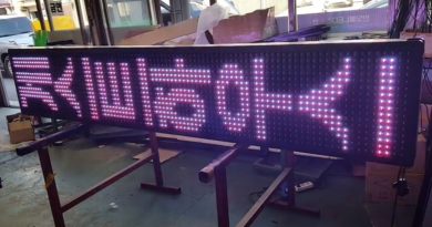 게스트하우스 아리 420RW 1/4D 1단6열 480×2580 LED전광판